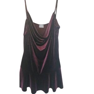 Oasis Velvet Shirt in Rich Burgundy